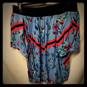 Aztec Shoulder off Blouse